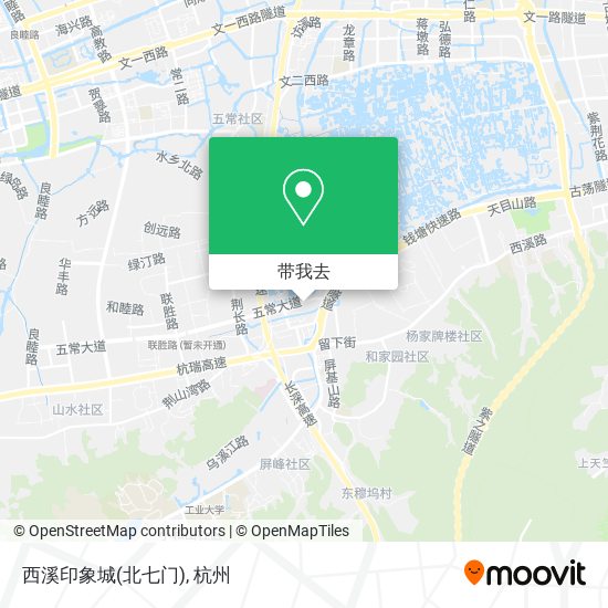 西溪印象城(北七门)地图