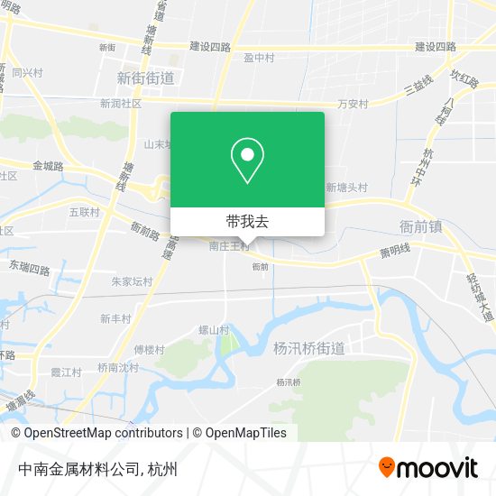 中南金属材料公司地图