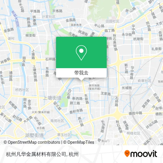 杭州凡华金属材料有限公司地图