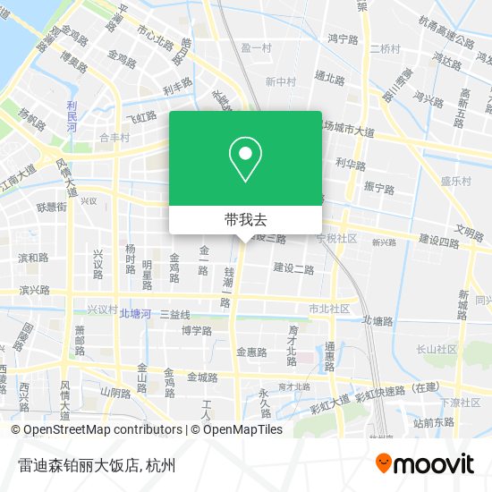 雷迪森铂丽大饭店地图