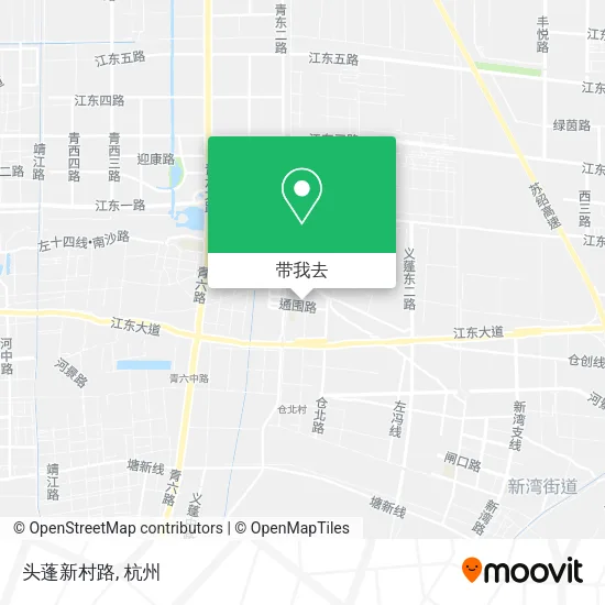 头蓬新村路地图