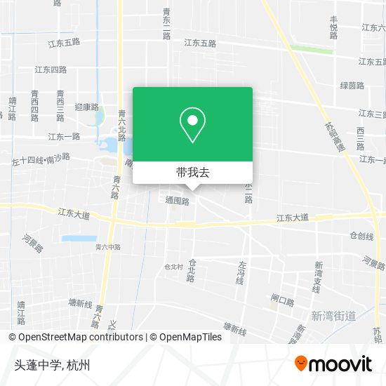 头蓬中学地图