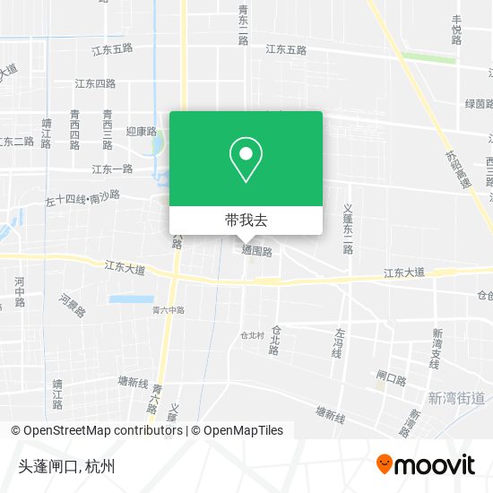 头蓬闸口地图