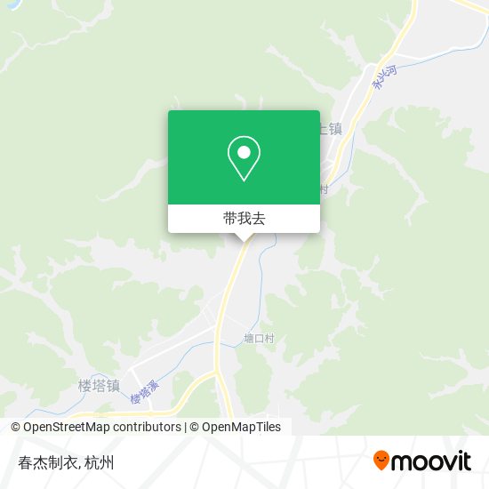 春杰制衣地图