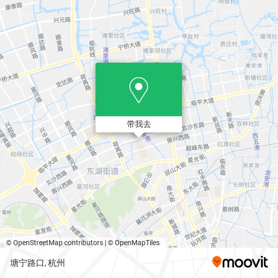 塘宁路口地图