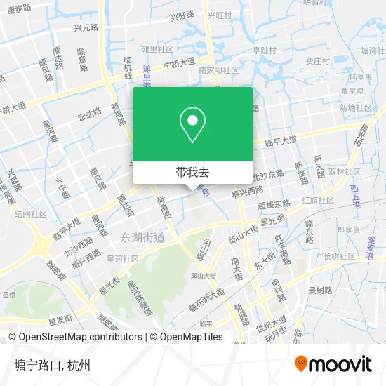塘宁路口地图