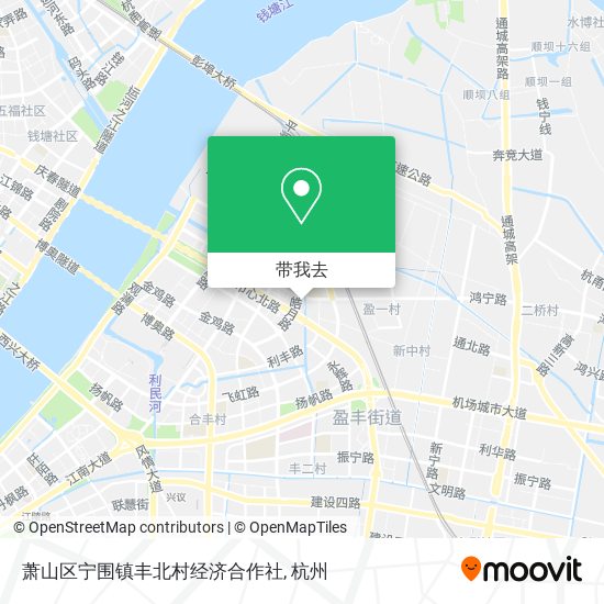 萧山区宁围镇丰北村经济合作社地图