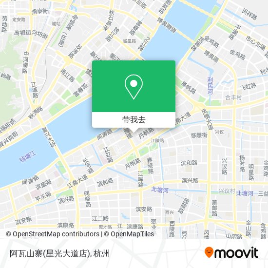 阿瓦山寨(星光大道店)地图