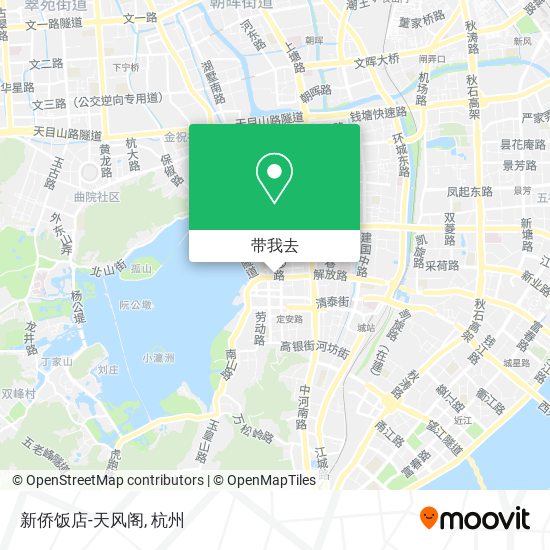 新侨饭店-天风阁地图
