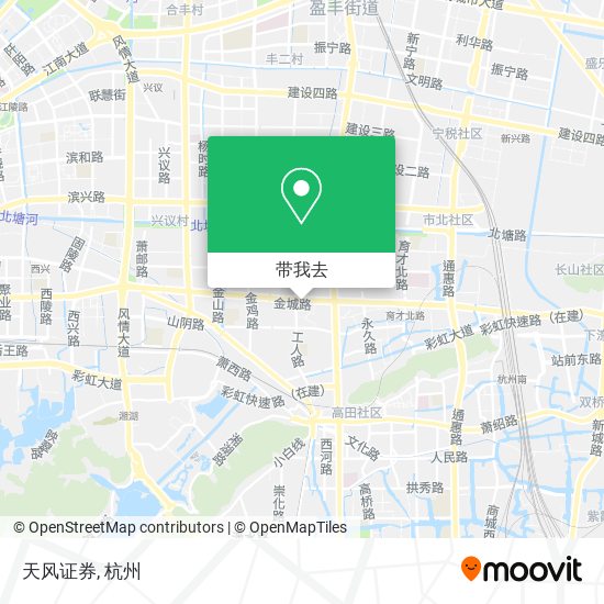 天风证券地图