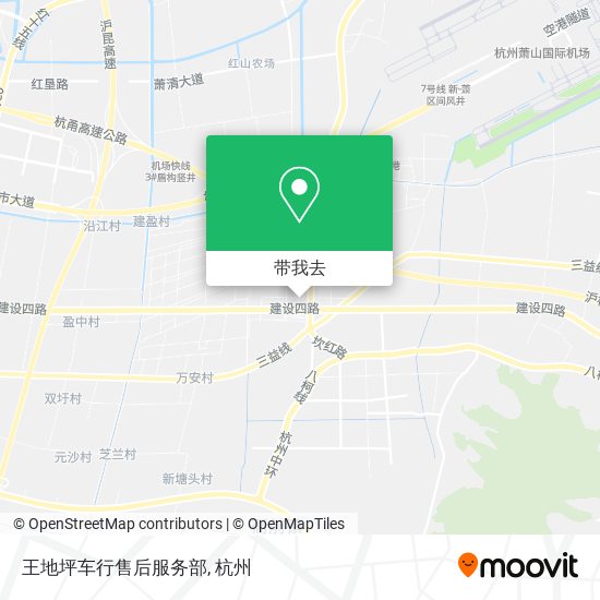 王地坪车行售后服务部地图