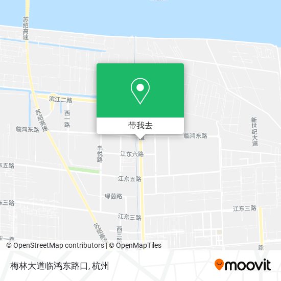 梅林大道临鸿东路口地图