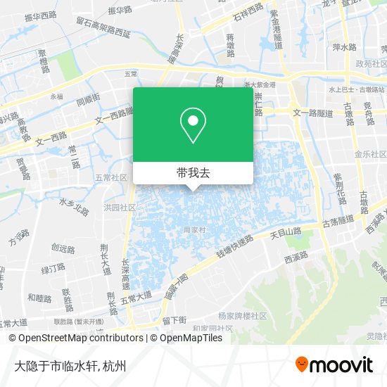 大隐于市临水轩地图