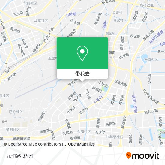 九恒路地图