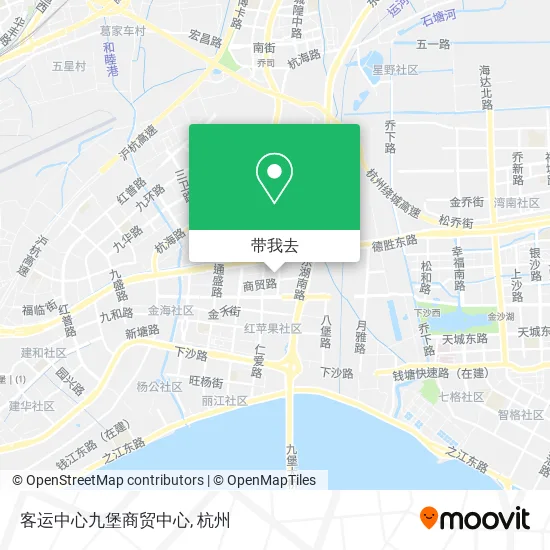 客运中心九堡商贸中心地图
