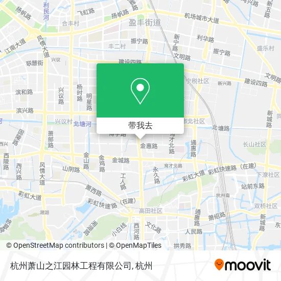杭州萧山之江园林工程有限公司地图
