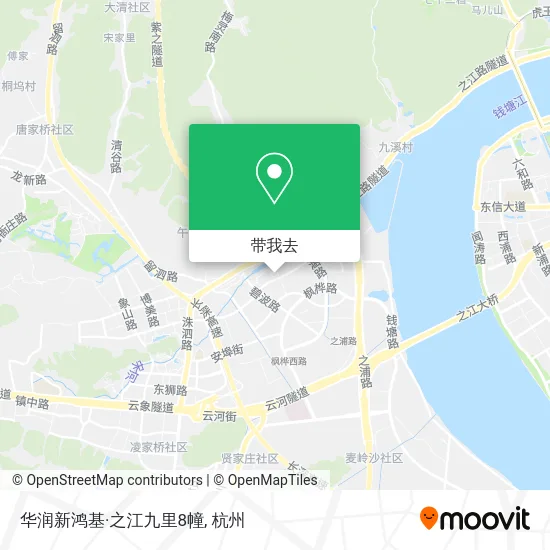 华润新鸿基·之江九里8幢地图