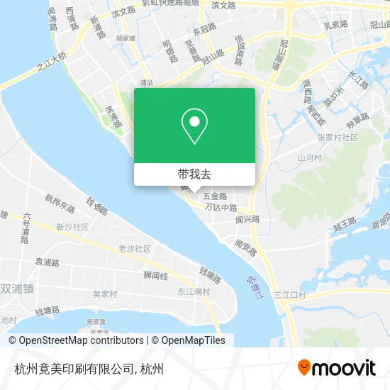杭州竟美印刷有限公司地图