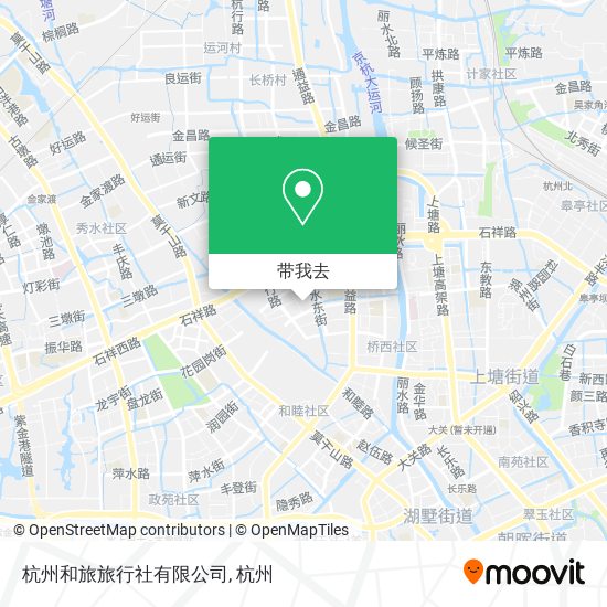 杭州和旅旅行社有限公司地图