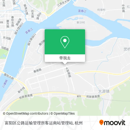 富阳区公路运输管理所客运南站管理站地图