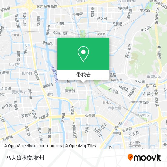 马大娘水饺地图