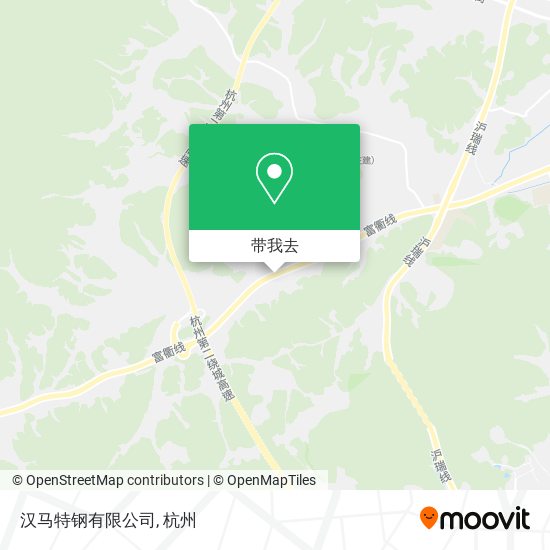 汉马特钢有限公司地图