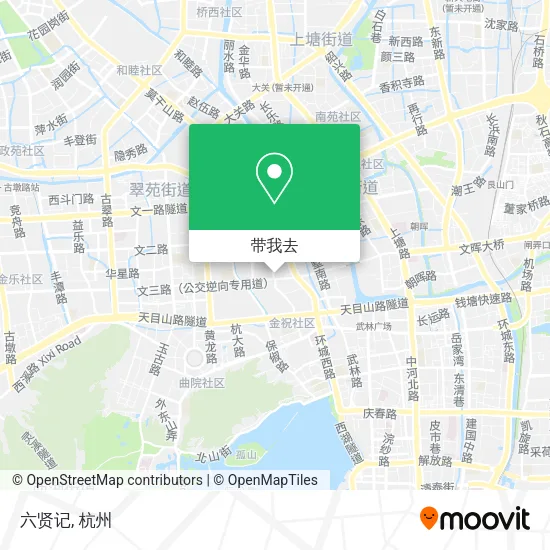 六贤记地图