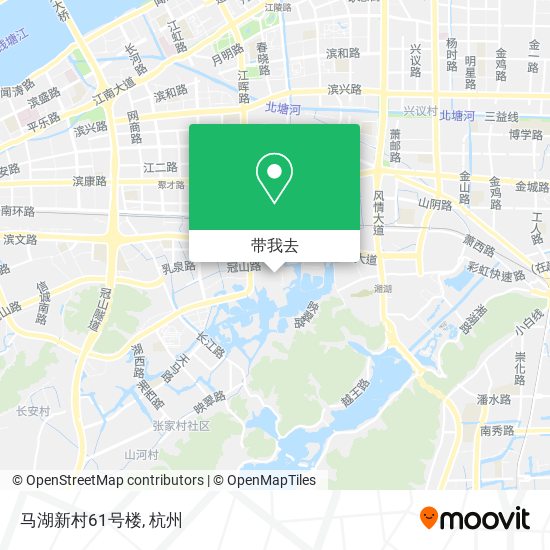 马湖新村61号楼地图