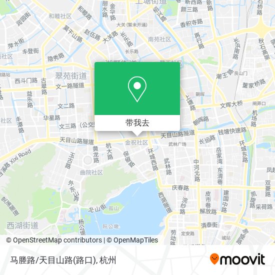 马塍路/天目山路(路口)地图