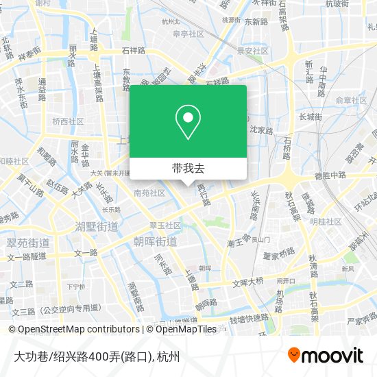 大功巷/绍兴路400弄(路口)地图
