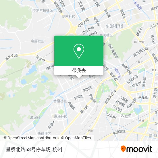 星桥北路53号停车场地图