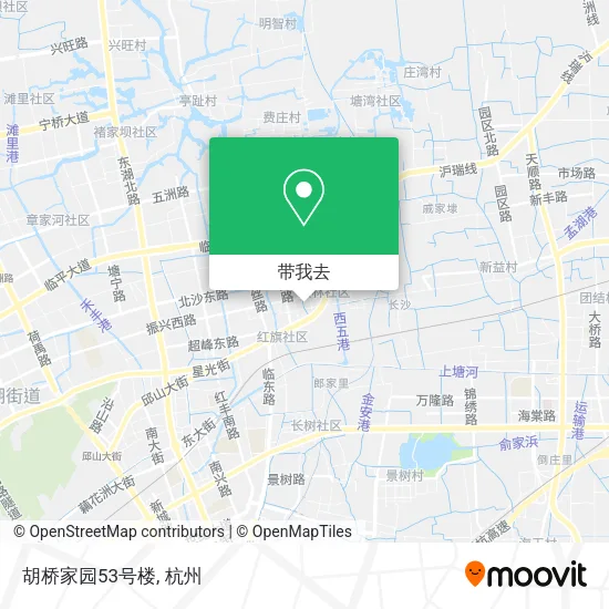 胡桥家园53号楼地图