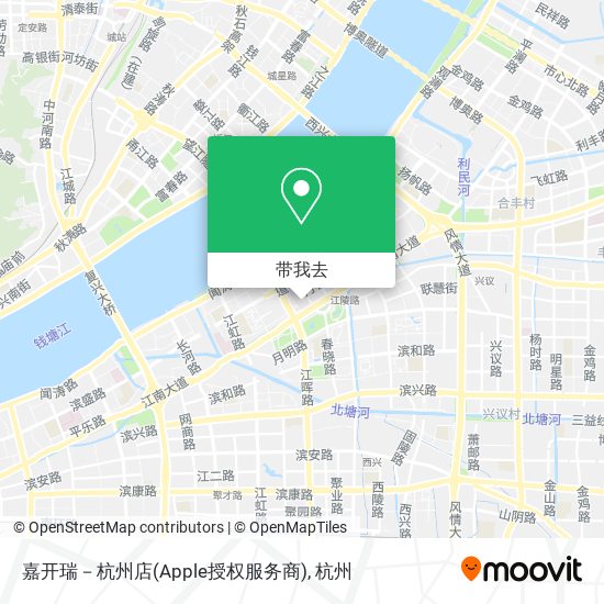 嘉开瑞－杭州店(Apple授权服务商)地图