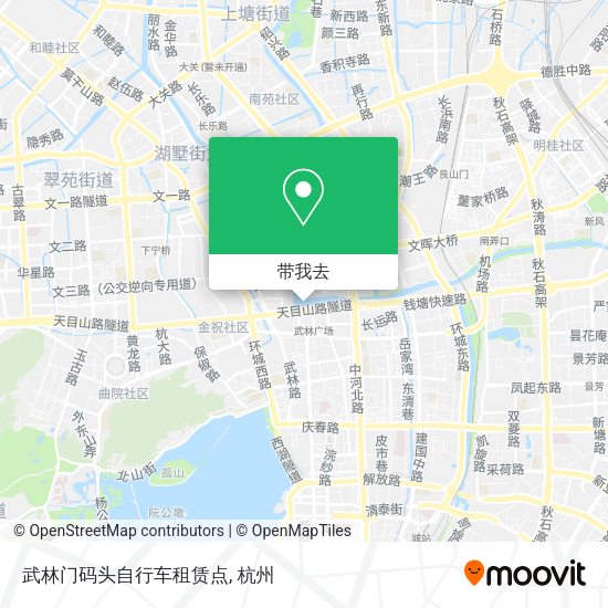 武林门码头自行车租赁点地图