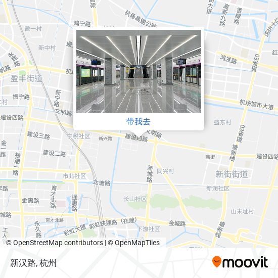 新汉路地图