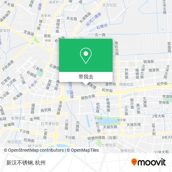 新汉不锈钢地图