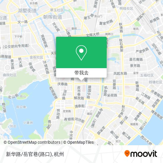 新华路/岳官巷(路口)地图