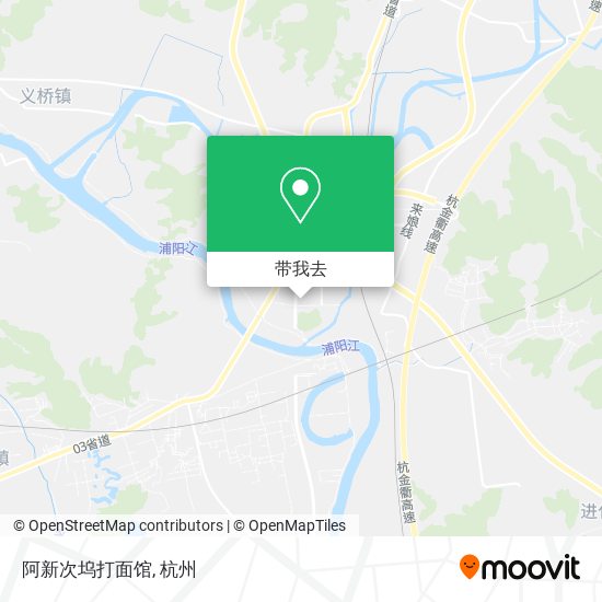 阿新次坞打面馆地图