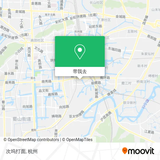 次坞打面地图