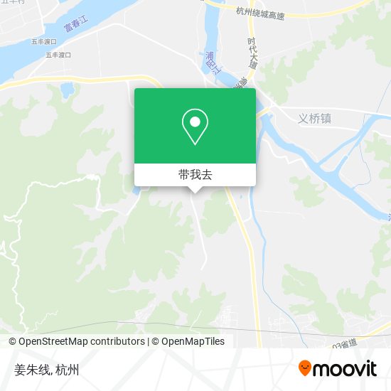 姜朱线地图