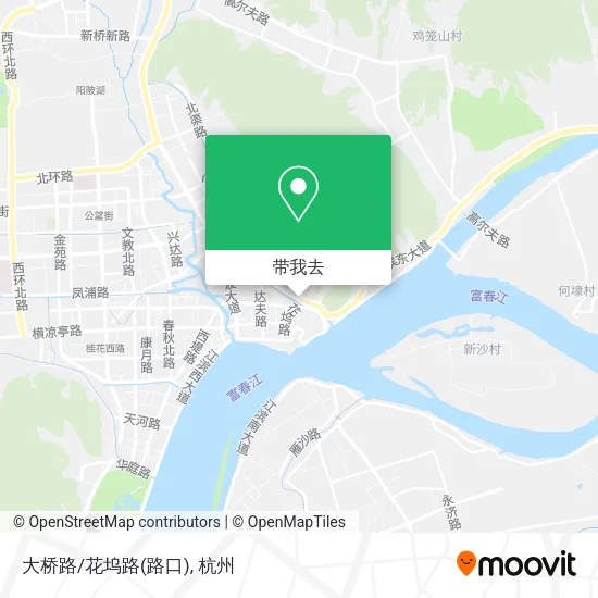 大桥路/花坞路(路口)地图