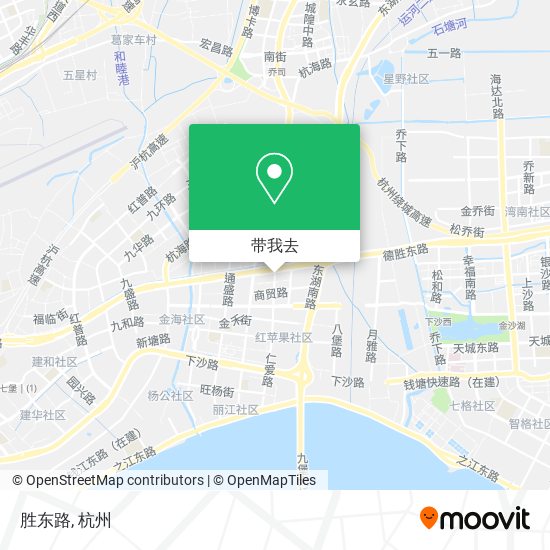胜东路地图