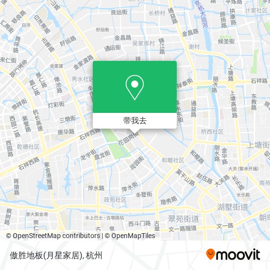 傲胜地板(月星家居)地图