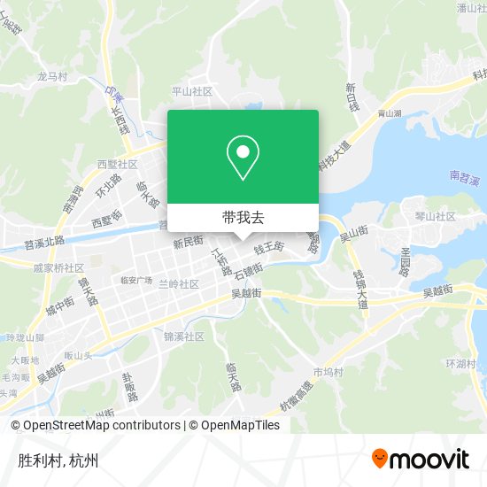 胜利村地图