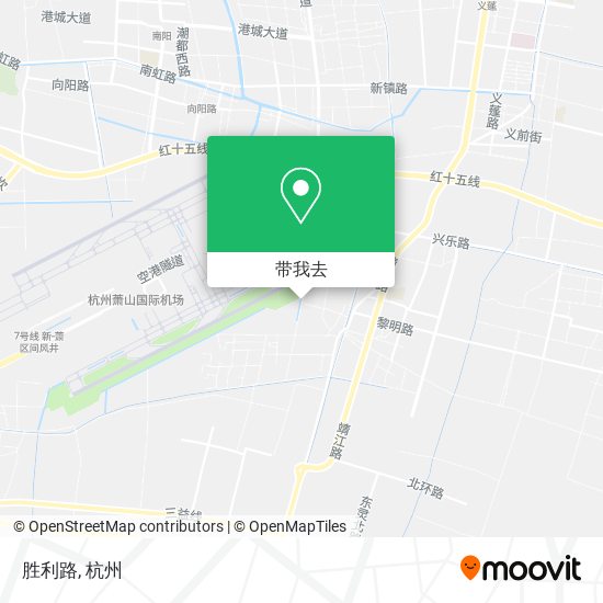 胜利路地图