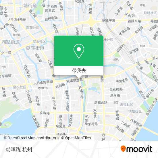 朝晖路地图