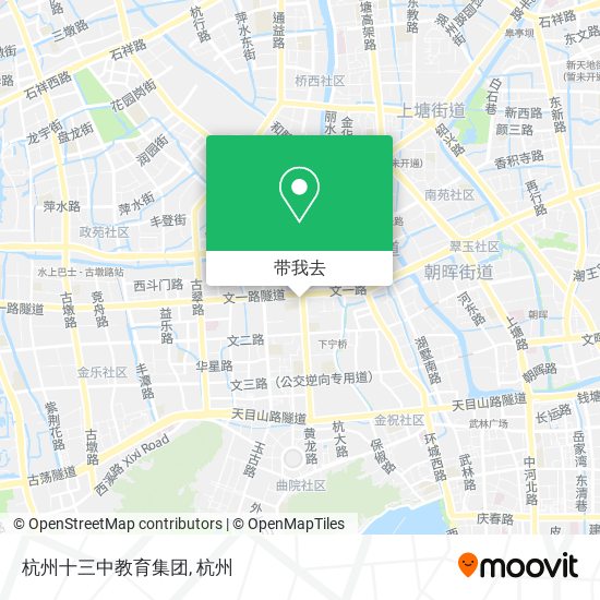 杭州十三中教育集团地图