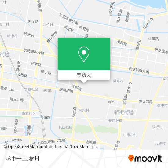 盛中十三地图