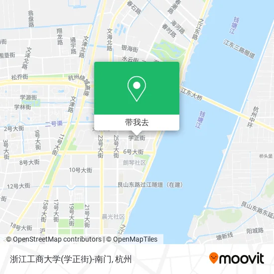浙江工商大学(学正街)-南门地图