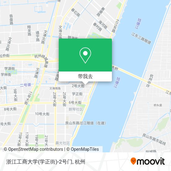 浙江工商大学(学正街)-2号门地图